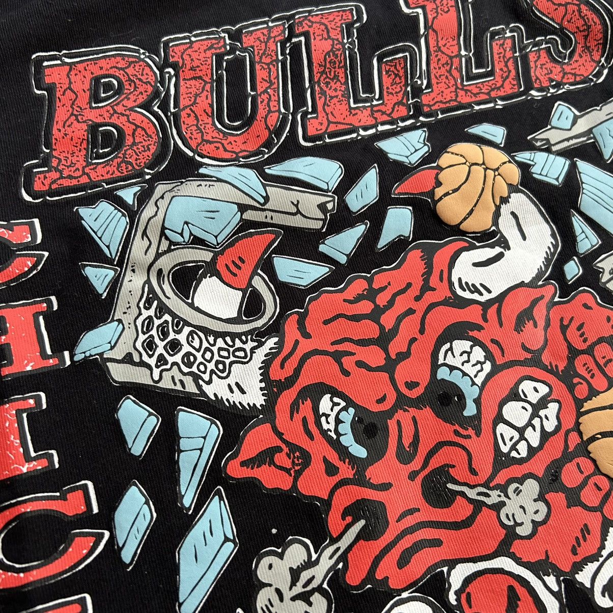 Brain Dead 2XL CHiCAGO BULLS TEE WiDE BOXY CROPPED NBA iDENTiFY ARTiST Size US XXL / EU 58 / 5 - 3 Thumbnail