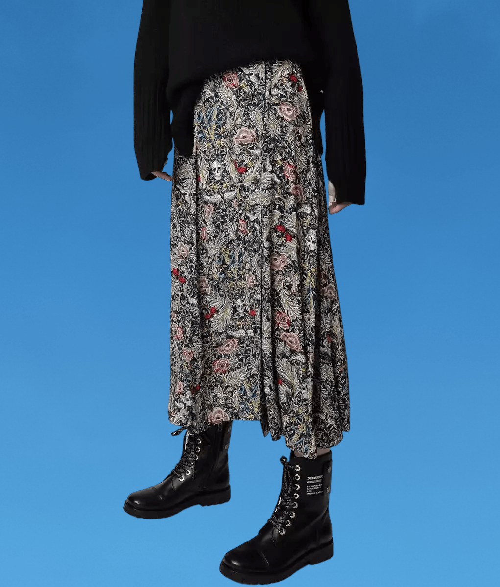 スカート ZADIG & VOLTAIRE Woman Skirt Blue WWSK01601 404 Zadig & Voltaire ZADIG & VOLTAIRE Women Mid Skirts WWSK01601