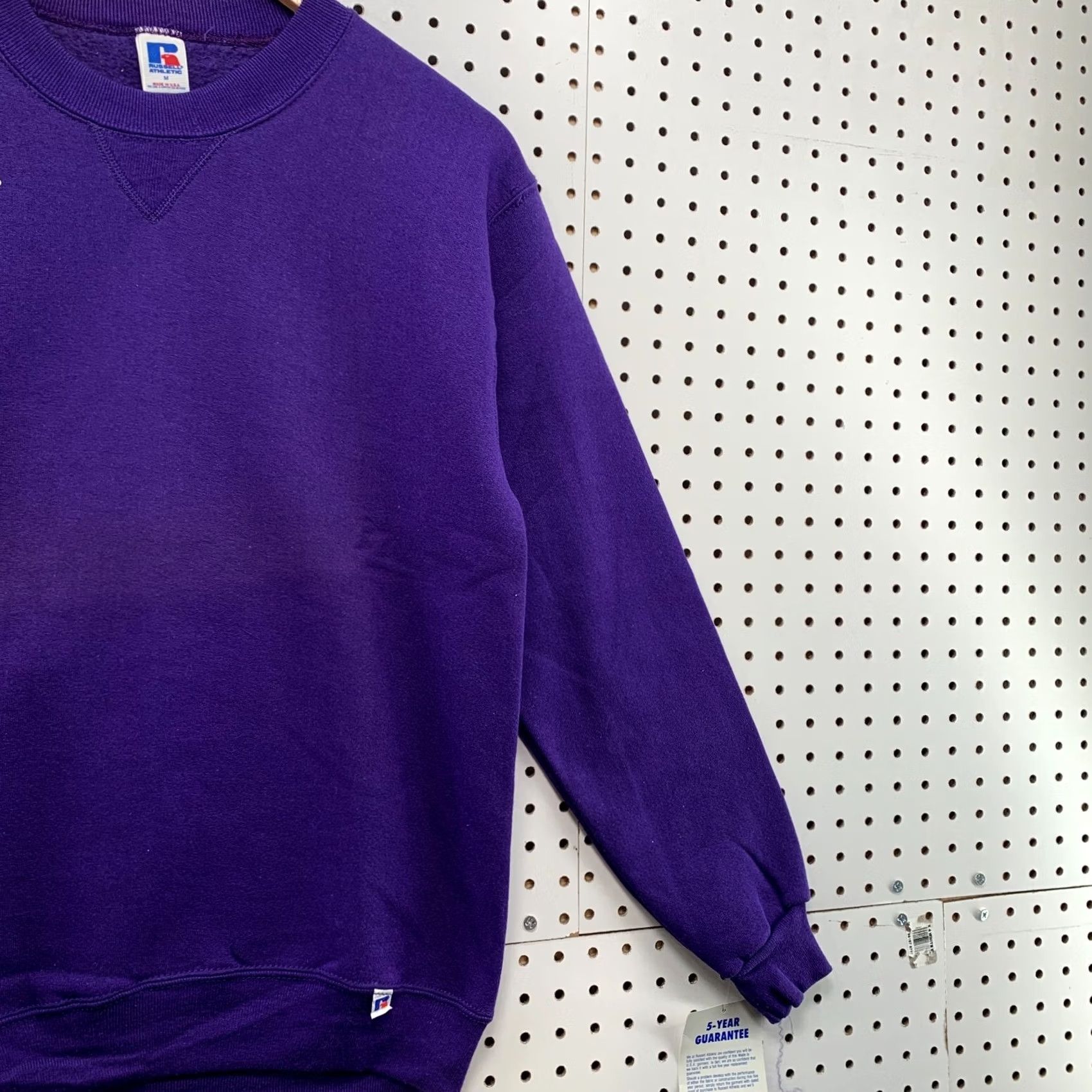 Russell Athletic VINTAGE Russell Athletic Shirt Mens M Purple 80s Crewneck Sweatshirt USA Size US M / EU 48-50 / 2 - 4 Thumbnail