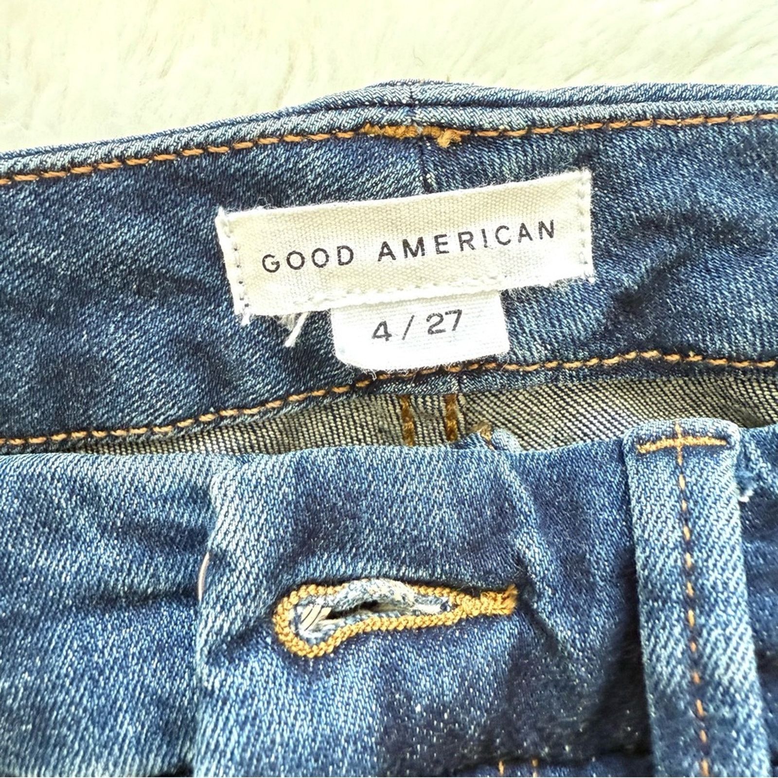 Good American NEW!!! Good American women skinny jeans size 4 US or 27 Size 27" / US 4 / IT 40 - 5 Thumbnail