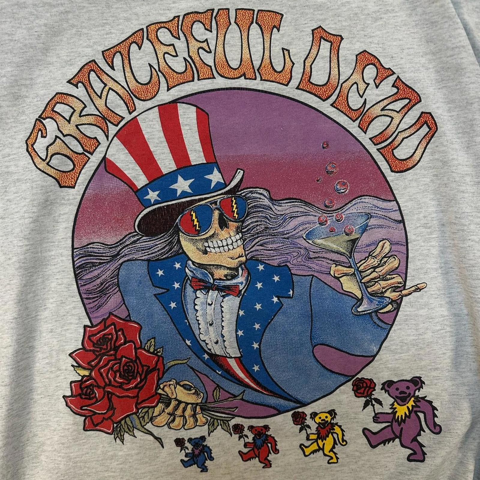Grateful Dead Vintage 1994 Grateful Dead Tour Tee ‘with traffic’ Size US XL / EU 56 / 4 - 5 Thumbnail