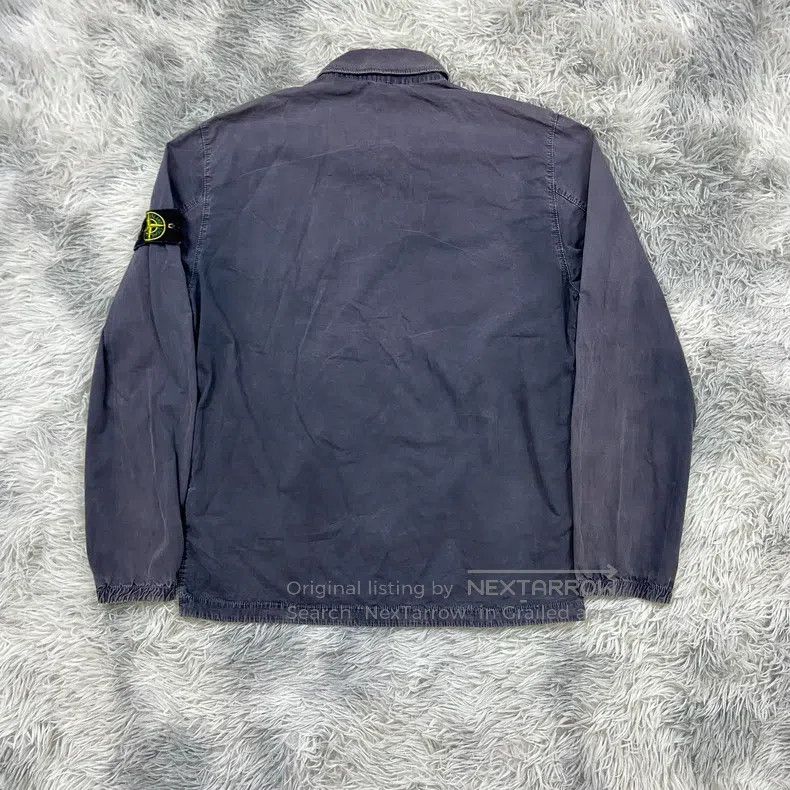 Stone Island Stone Island Gray Washed Distressed Single Pocket Zipper J Size US L / EU 52-54 / 3 - 2 Thumbnail