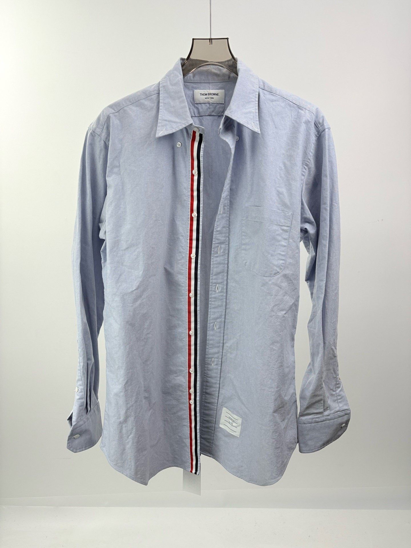 Thom Browne THOM BROWNE Striped Long Sleeve Shirt Size US XXL / EU 58 / 5 - 1 Thumbnail