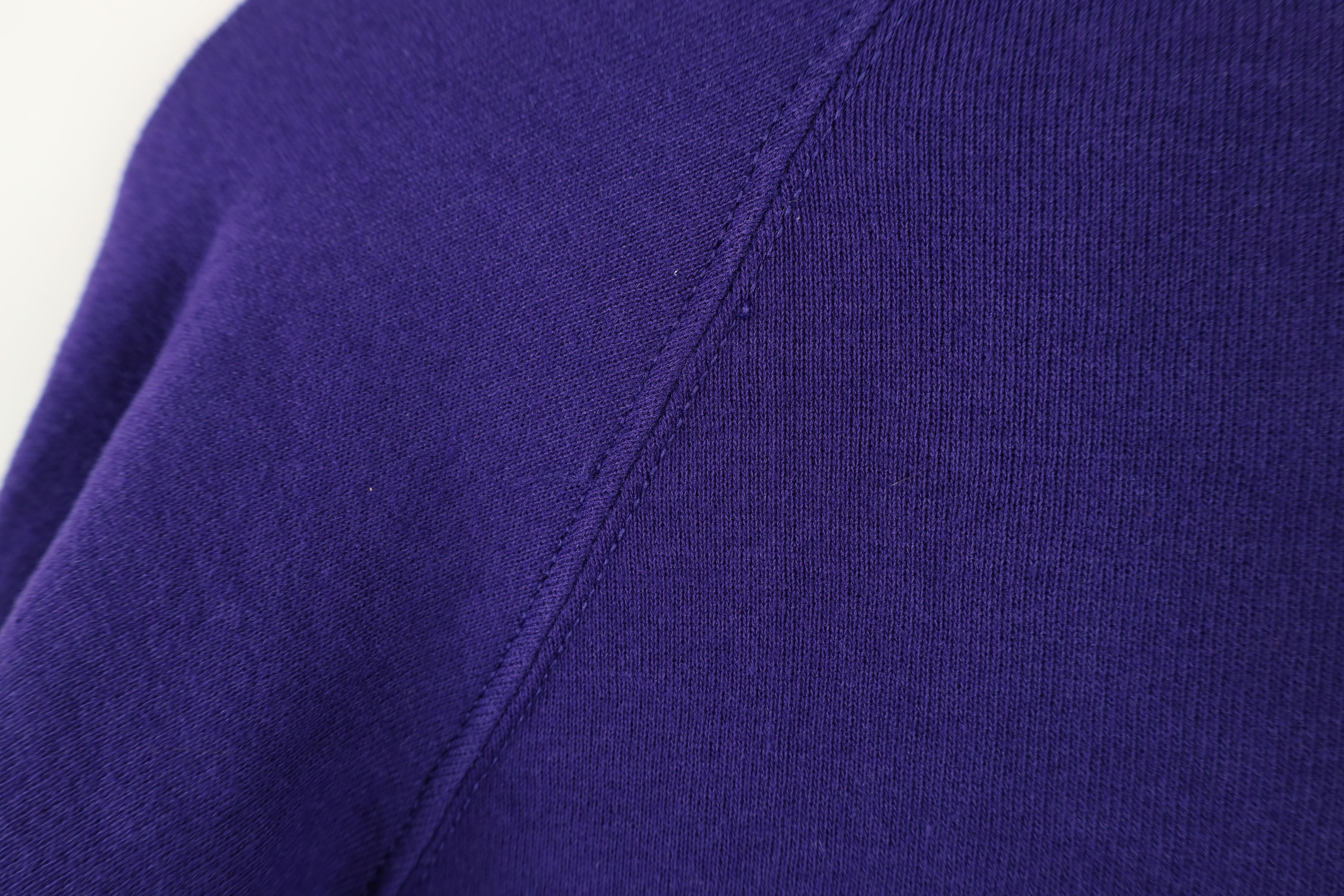 Vintage Vintage 90s Streetwear Blank Crewneck Sweatshirt Purple USA Size M / US 6-8 / IT 42-44 - 10 Thumbnail