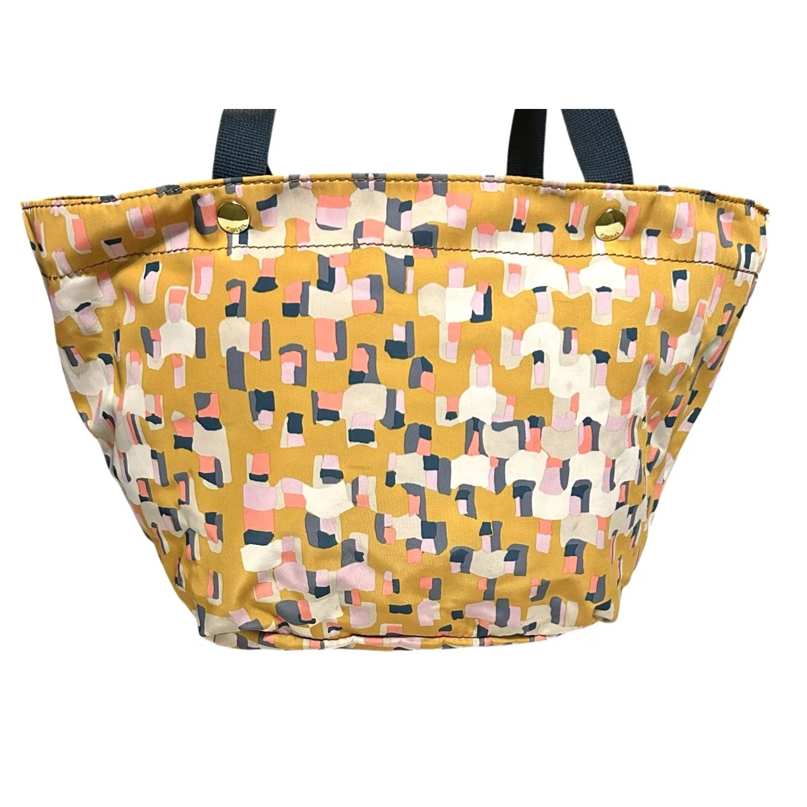 Fossil Fossil Key Per East West Yellow Multi Color Zip Shopper Tote Shoulder Bag Women Size ONE SIZE - 2 Thumbnail