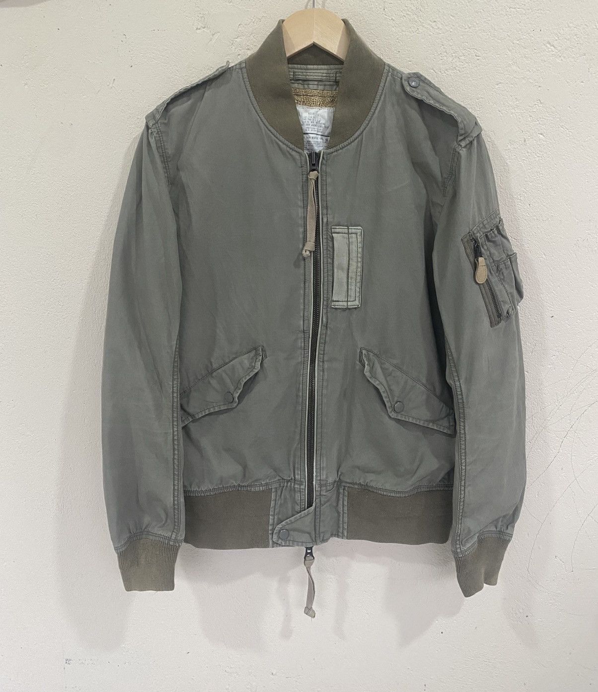 14th Addiction × Japanese Brand × KMRii Goa Olive Drab Bomber Jacket Size US M / EU 48-50 / 2 - 2 Thumbnail