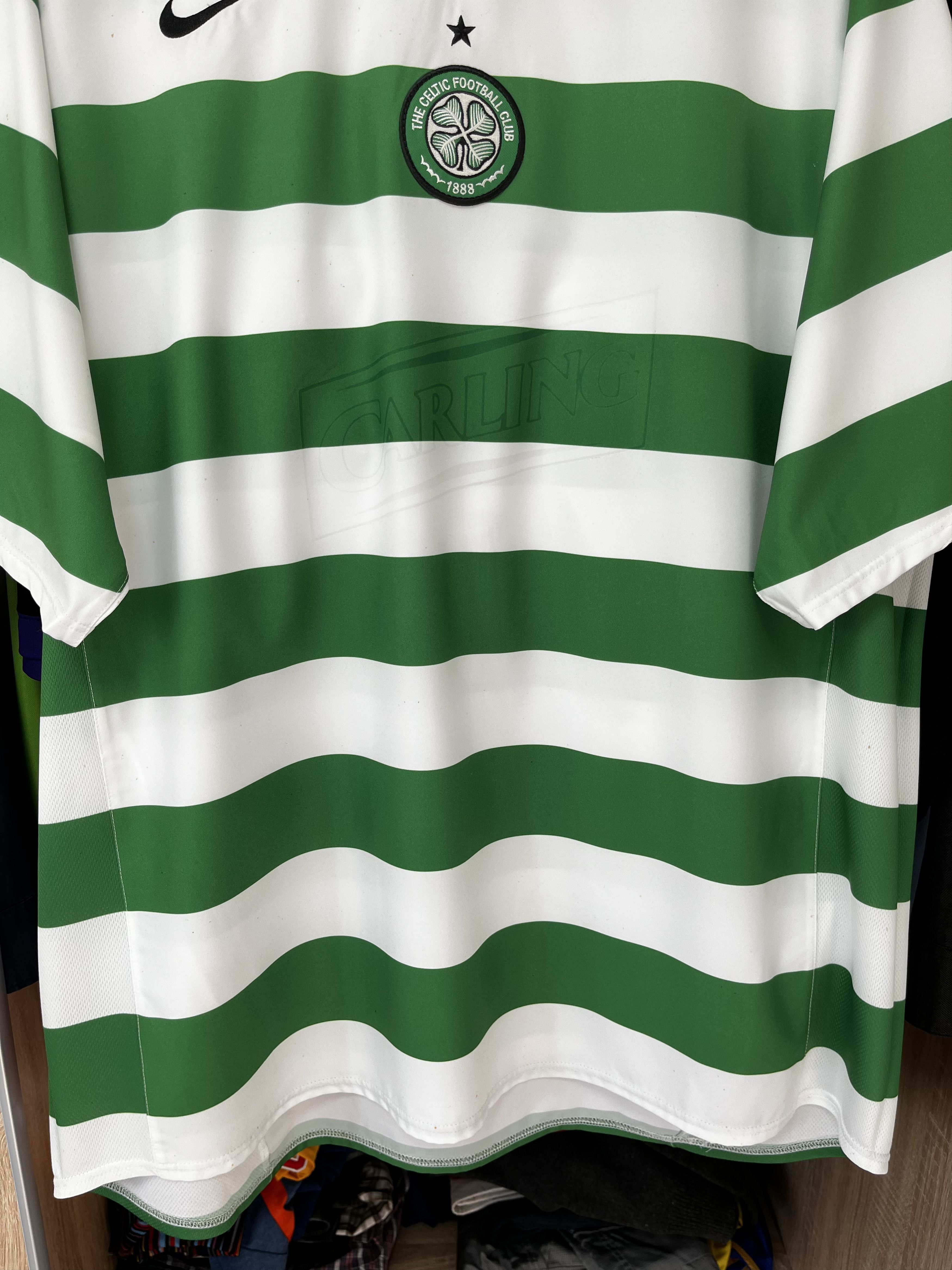 Nike ⚽️ CELTIC 2005/06 NIKE HOME FOOTBALL JERSEY SOCCER SHIRT Size US XXL / EU 58 / 5 - 5 Thumbnail