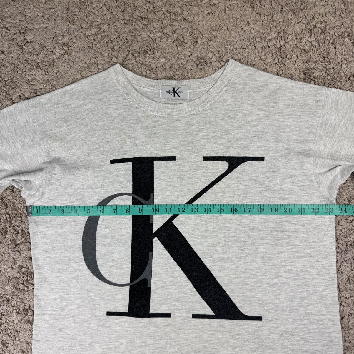 Calvin Klein Vintage Calvin Klein CK Big Logo T-shirt Size US L / EU 52-54 / 3 - 12 Thumbnail