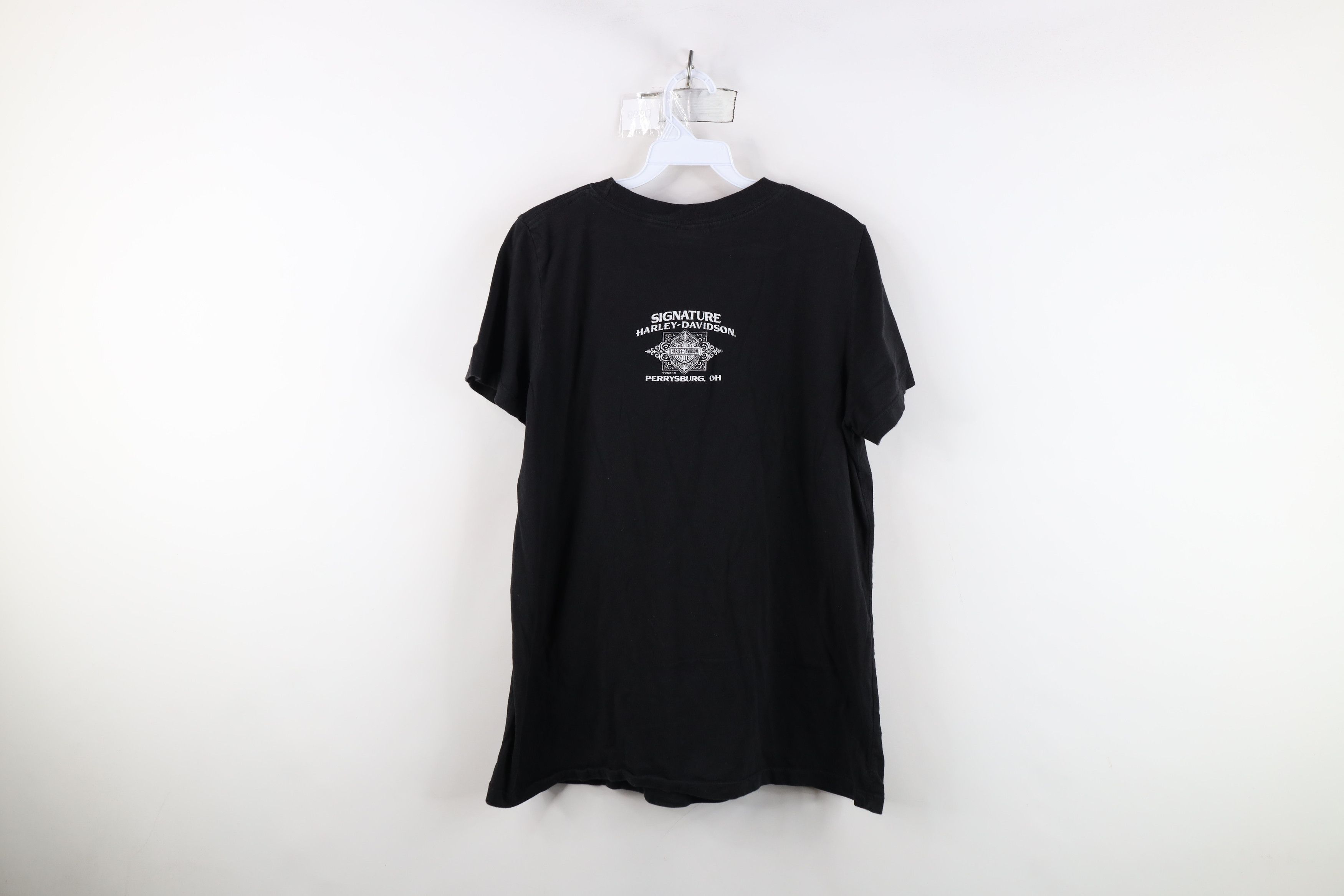 Harley Davidson Y2K Harley Davidson Spell USA Flag Arrows T-Shirt Black USA Size XL / US 12-14 / IT 48-50 - 13 Thumbnail