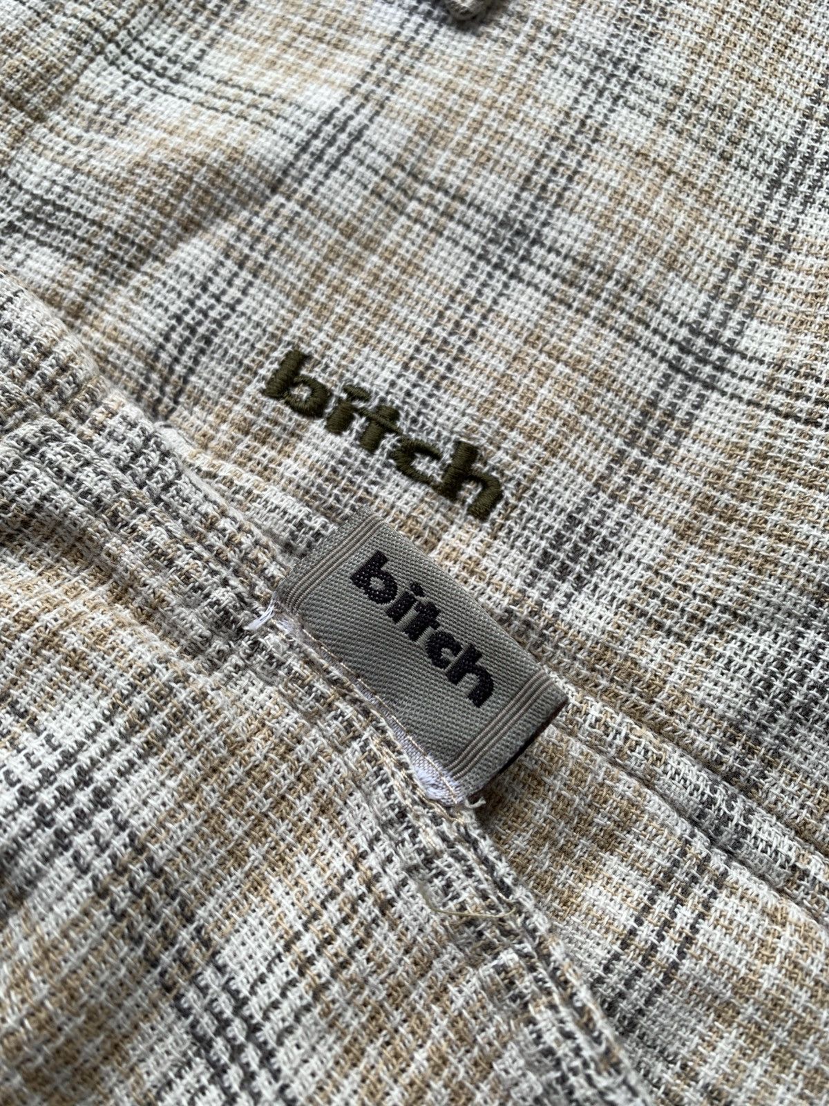 Girl Skateboards × Vintage 90's Bitch Skateboard Short Shirt Size US M / EU 48-50 / 2 - 2 Thumbnail