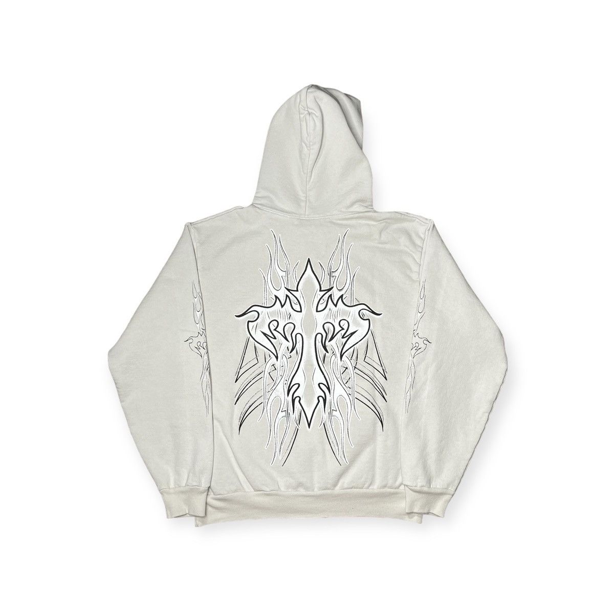 Revenge REVENGE FLAMING CROSS HOODIE BLACK Size US S / EU 44-46 / 1 - 2 Thumbnail