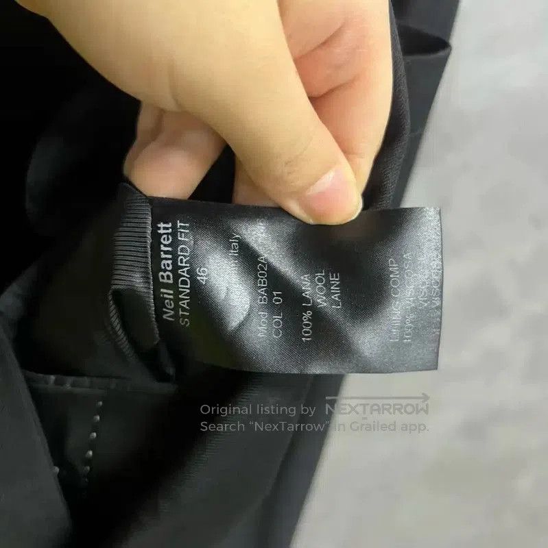 Neil Barrett NeIL BarreTT Women's Black Cotton Jacket . Size M / US 6-8 / IT 42-44 - 3 Thumbnail