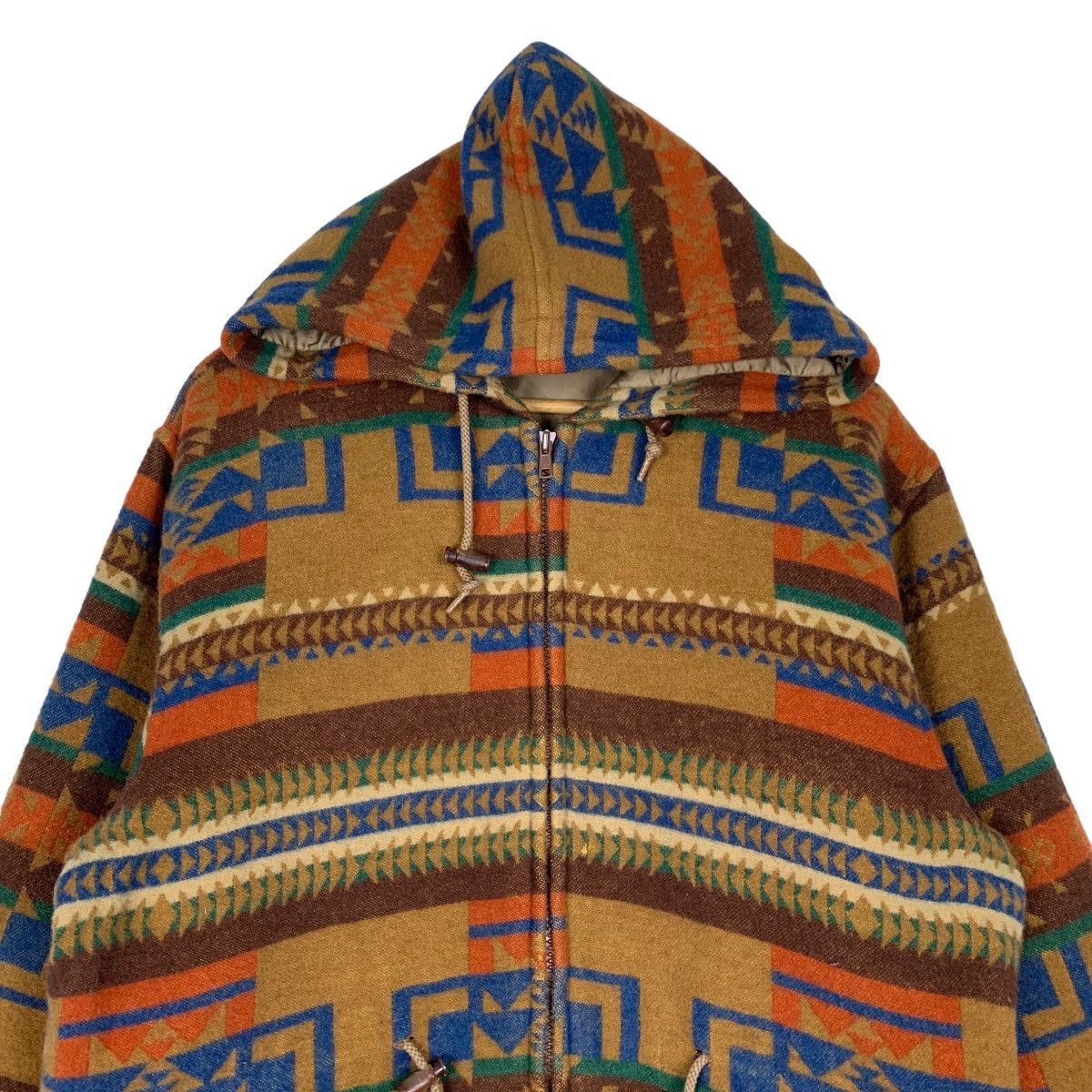 Native Vintage Motif Design Hoodie Jacket #0938-C42 Size US M / EU 48-50 / 2 - 2 Thumbnail
