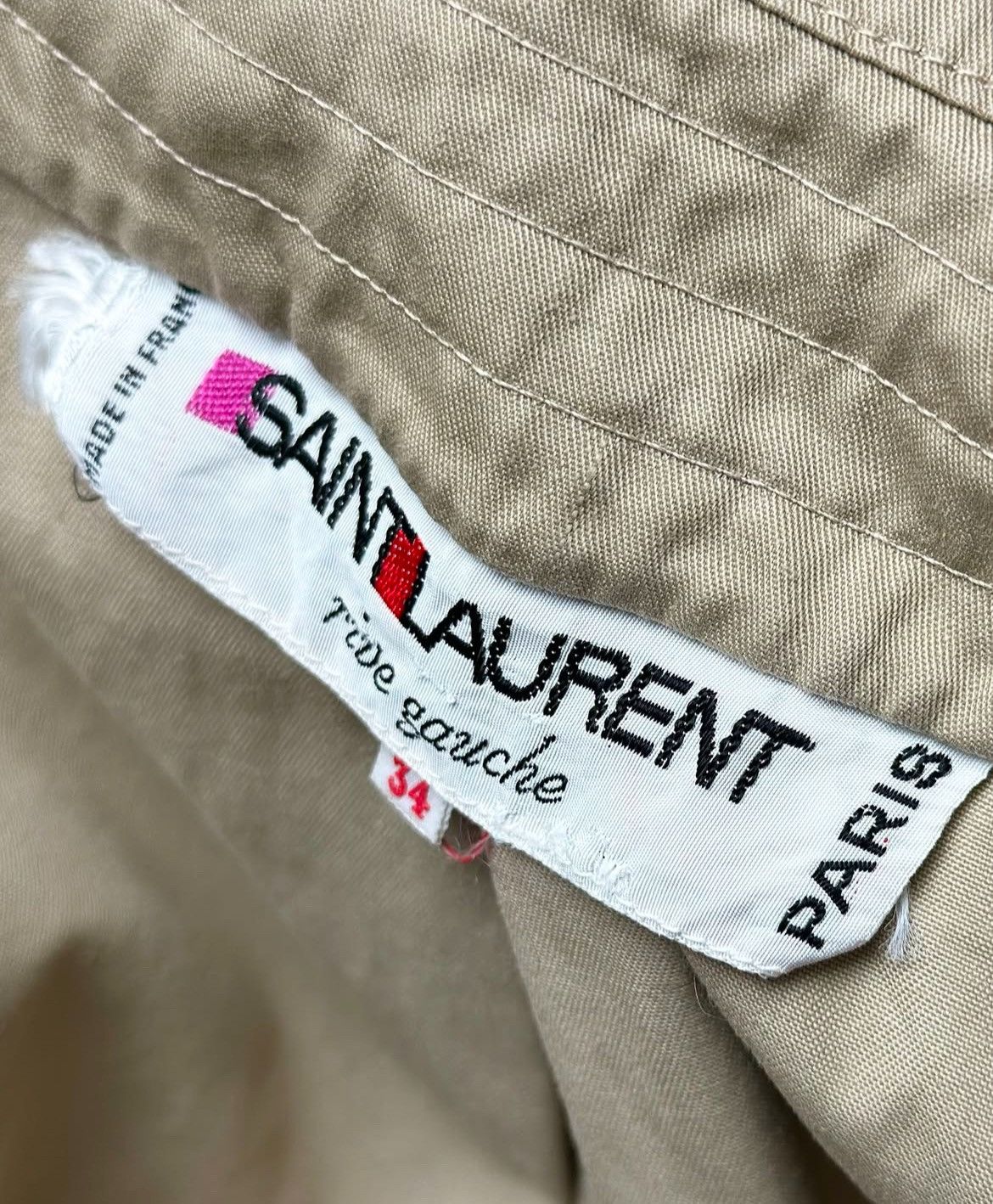 Yves Saint Laurent RARE 1978s YVES SAINT LAURENT RUNWAY Trench Coat Archive Gem Size M / US 6-8 / IT 42-44 - 6 Thumbnail