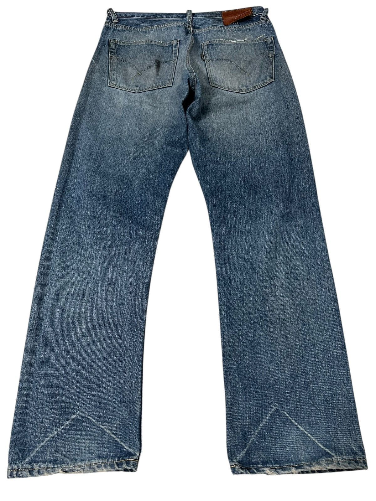 Blue Blue Japan Blue Blue Japan Distress Selvedge Jean Size US 32 / EU 48 - 2 Thumbnail