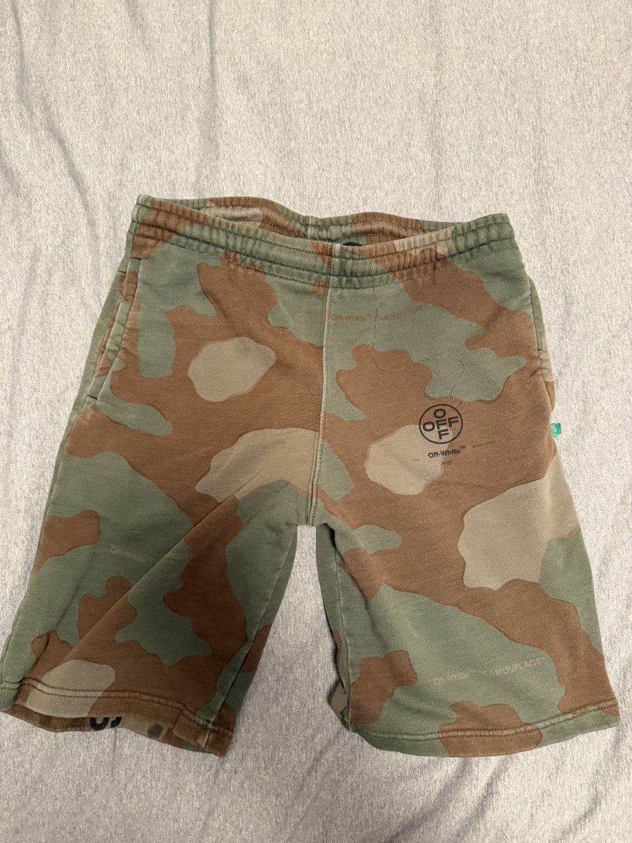 Off-White Off White Camo Shorts Size US 32 / EU 48 - 1 Thumbnail
