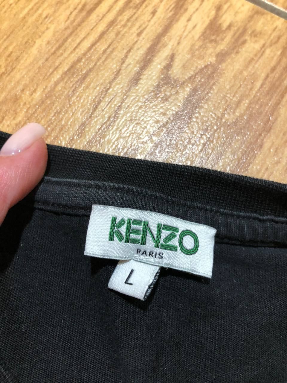 Kenzo Kenzo Tiger T-Shirt Top Black Tee Short Sleeve Mens Size L Size US L / EU 52-54 / 3 - 2 Thumbnail