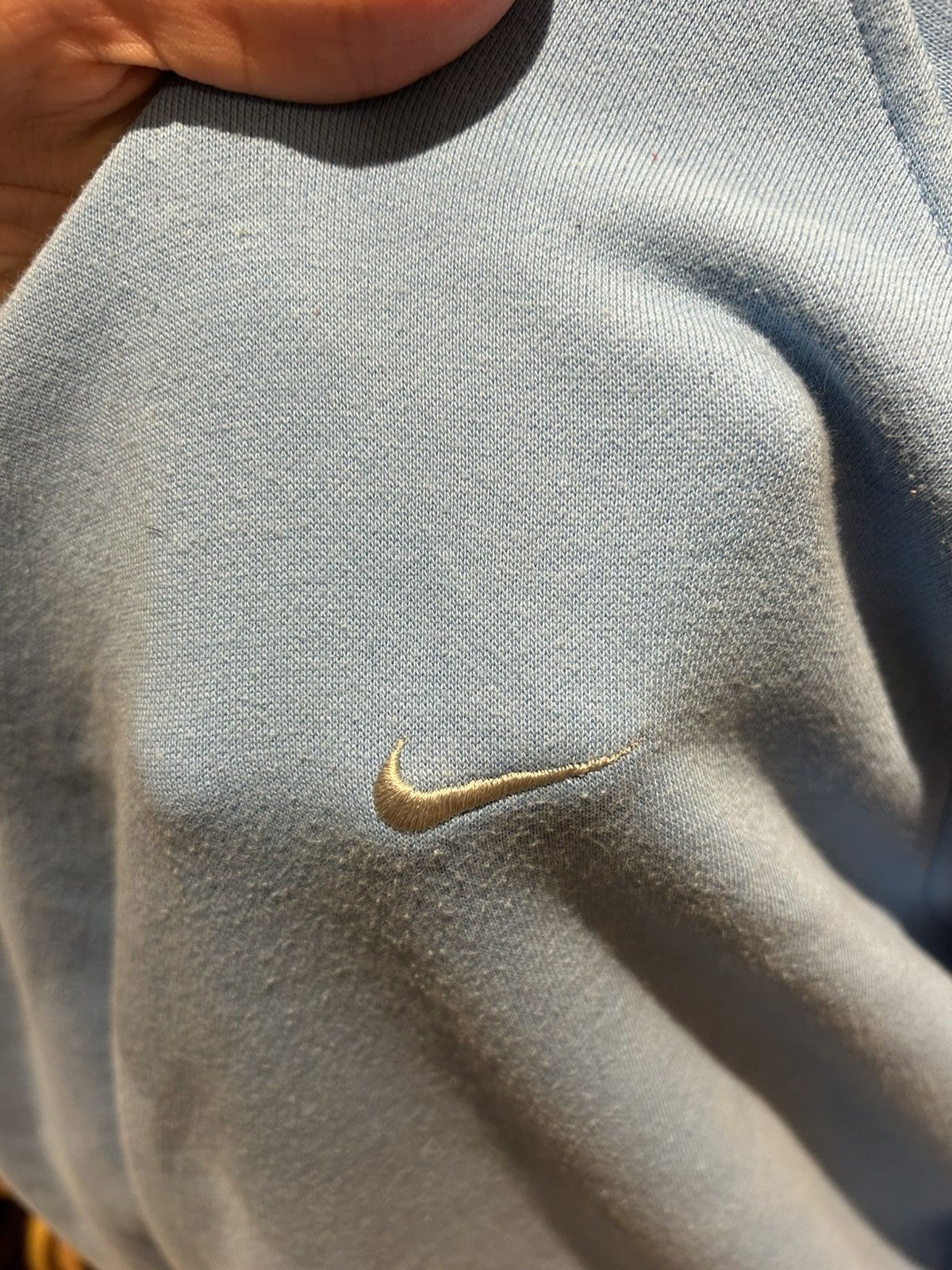 Nike × Vintage Vintage 00s Nike hoodie Size US XL / EU 56 / 4 - 3 Thumbnail