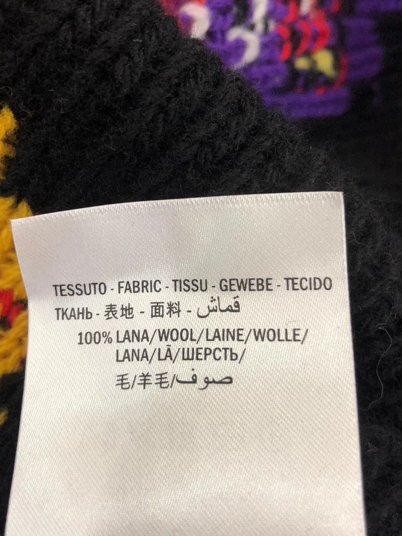 Gucci Gucci Colour-blocked tiger head wool sweater Size US XL / EU 56 / 4 - 6 Thumbnail