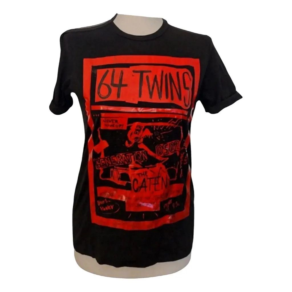 Dsquared2 DSQUARED2 "64 Twins" Graphic T-Shirt - Zipper Detail Size US XS / EU 42 / 0 - 1 Thumbnail