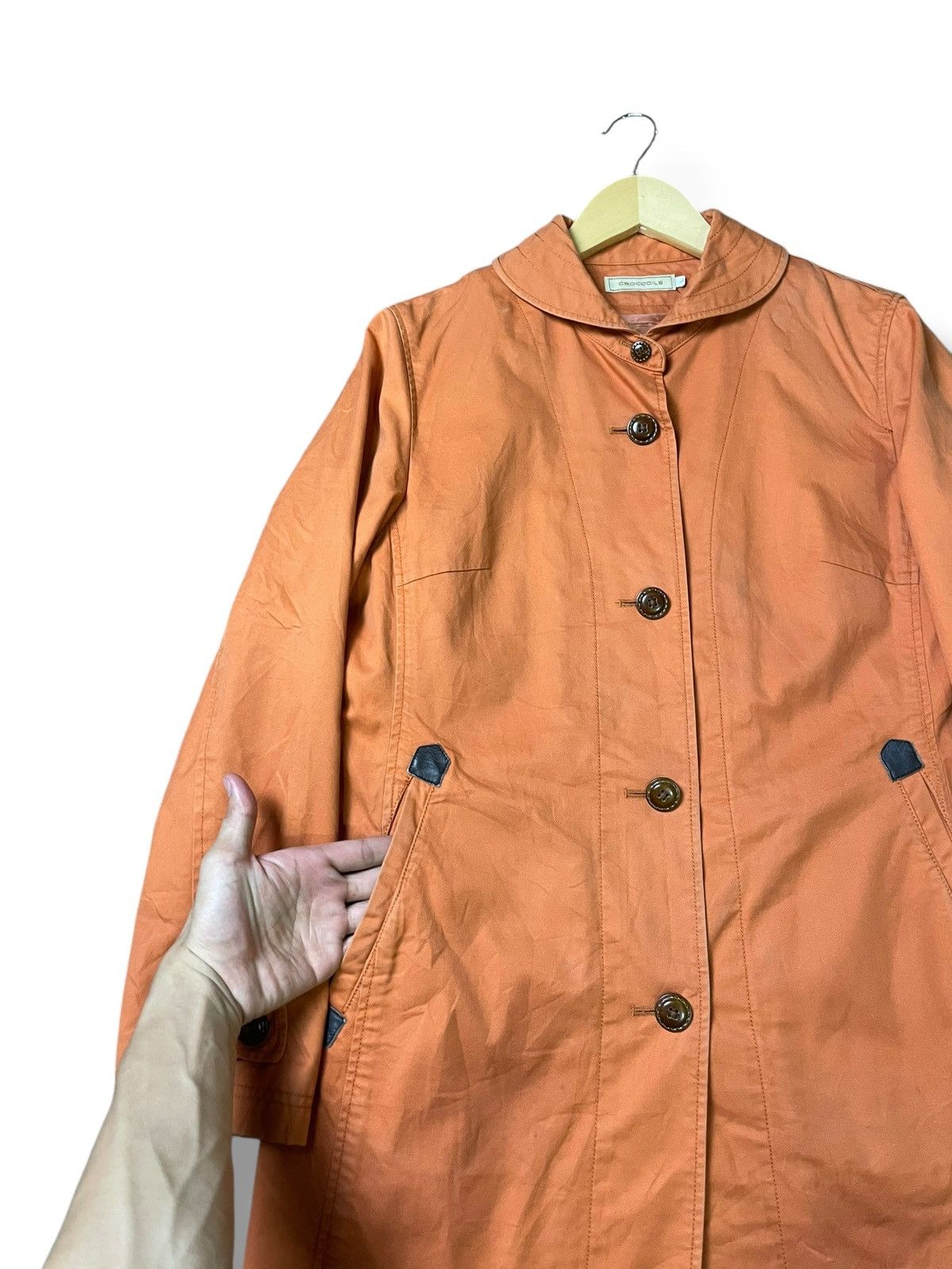 Designer × Japanese Brand × Vintage Crocodile x Vintage Men’s Trench Coat (35) Size US L / EU 52-54 / 3 - 4 Thumbnail
