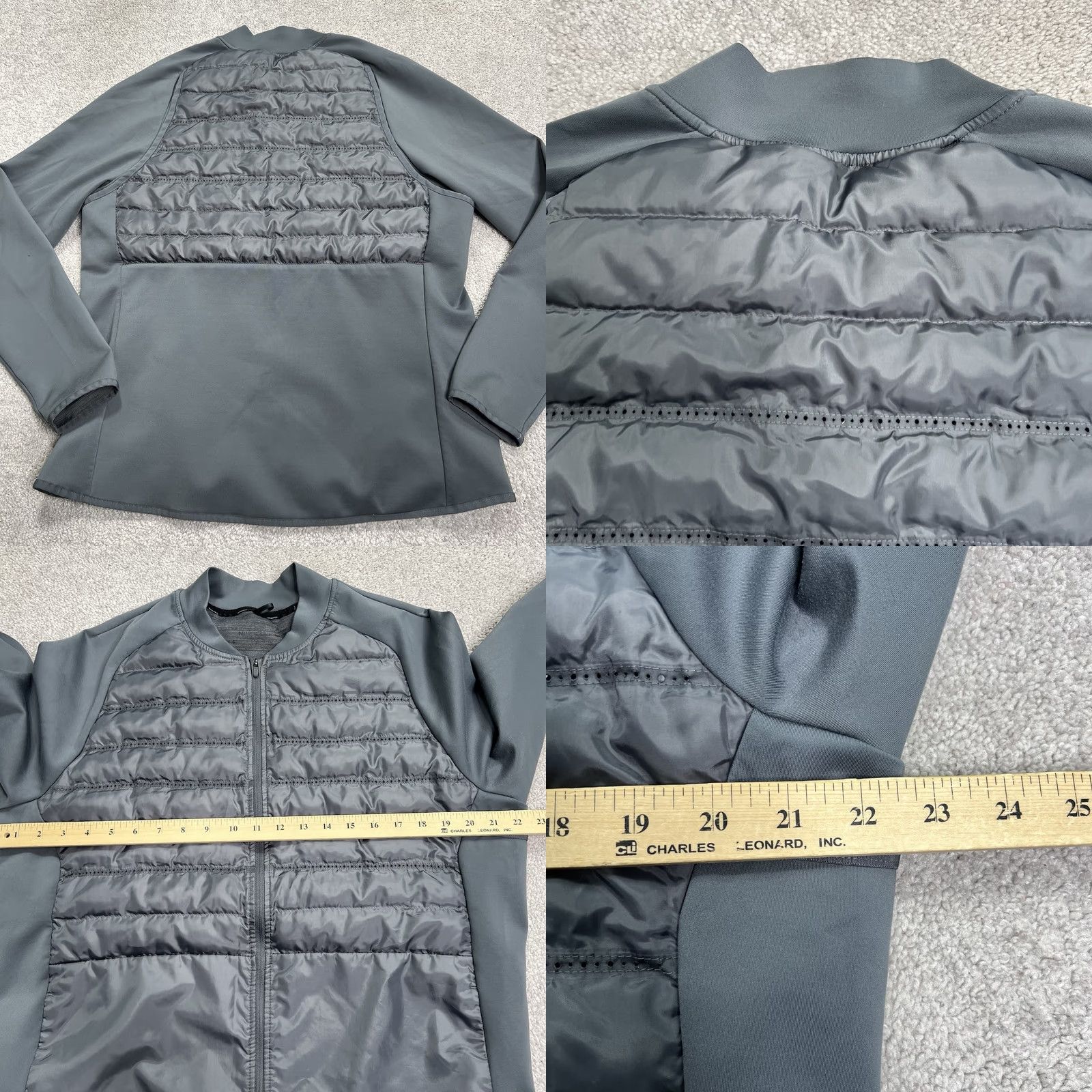 Nike VINTAGE Nike Golf Jacket Mens XL Gray Aeroloft Sports Performance Insulated Activewear Size US XL / EU 56 / 4 - 8 Thumbnail