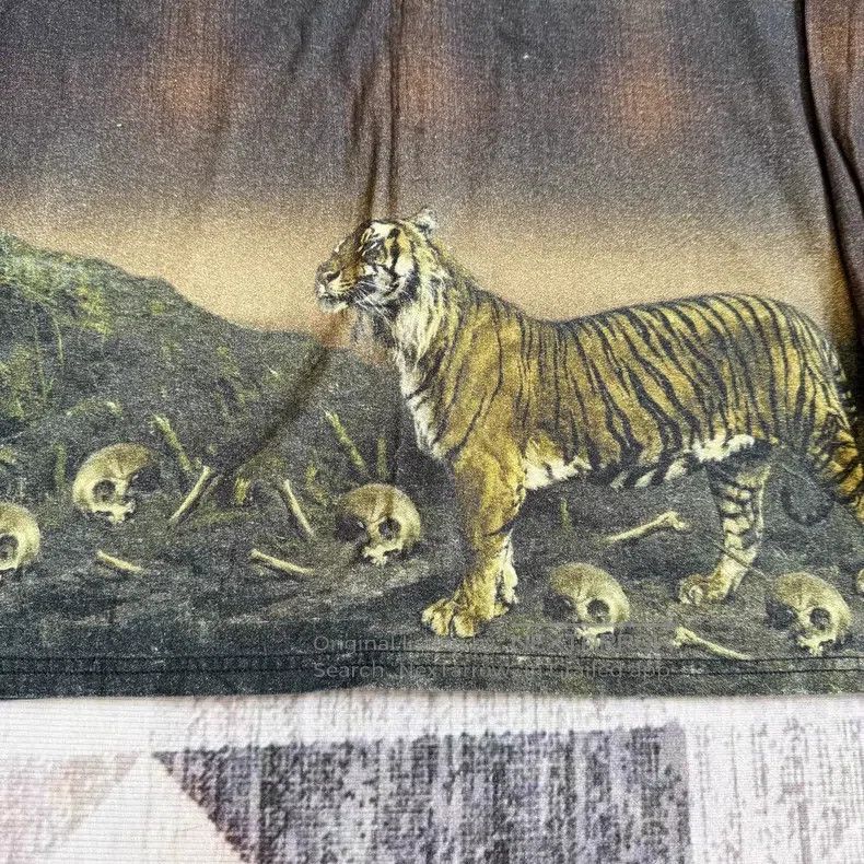 Neighborhood Neighborhood Tiger Oil Painting Plaid Shirt Size US S / EU 44-46 / 1 - 7 Thumbnail