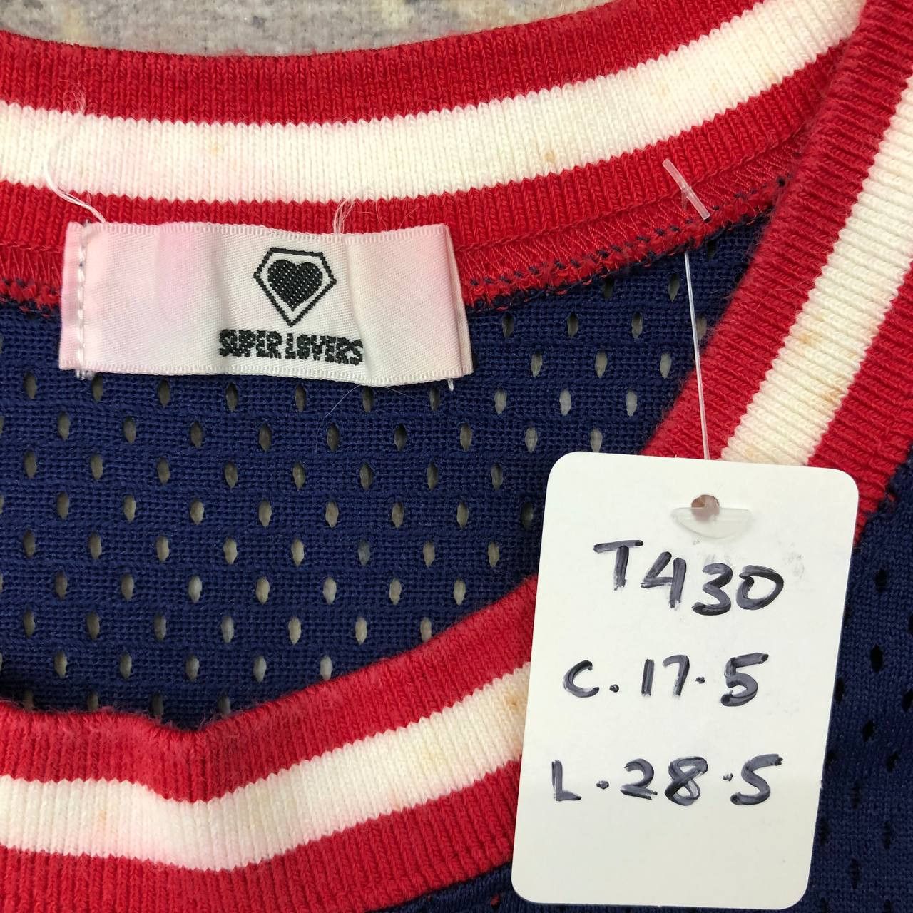 Japanese Brand T430 OLD SKOOL x SUPER LOVERS BASKETBALL JERSEY Size US S / EU 44-46 / 1 - 4 Thumbnail