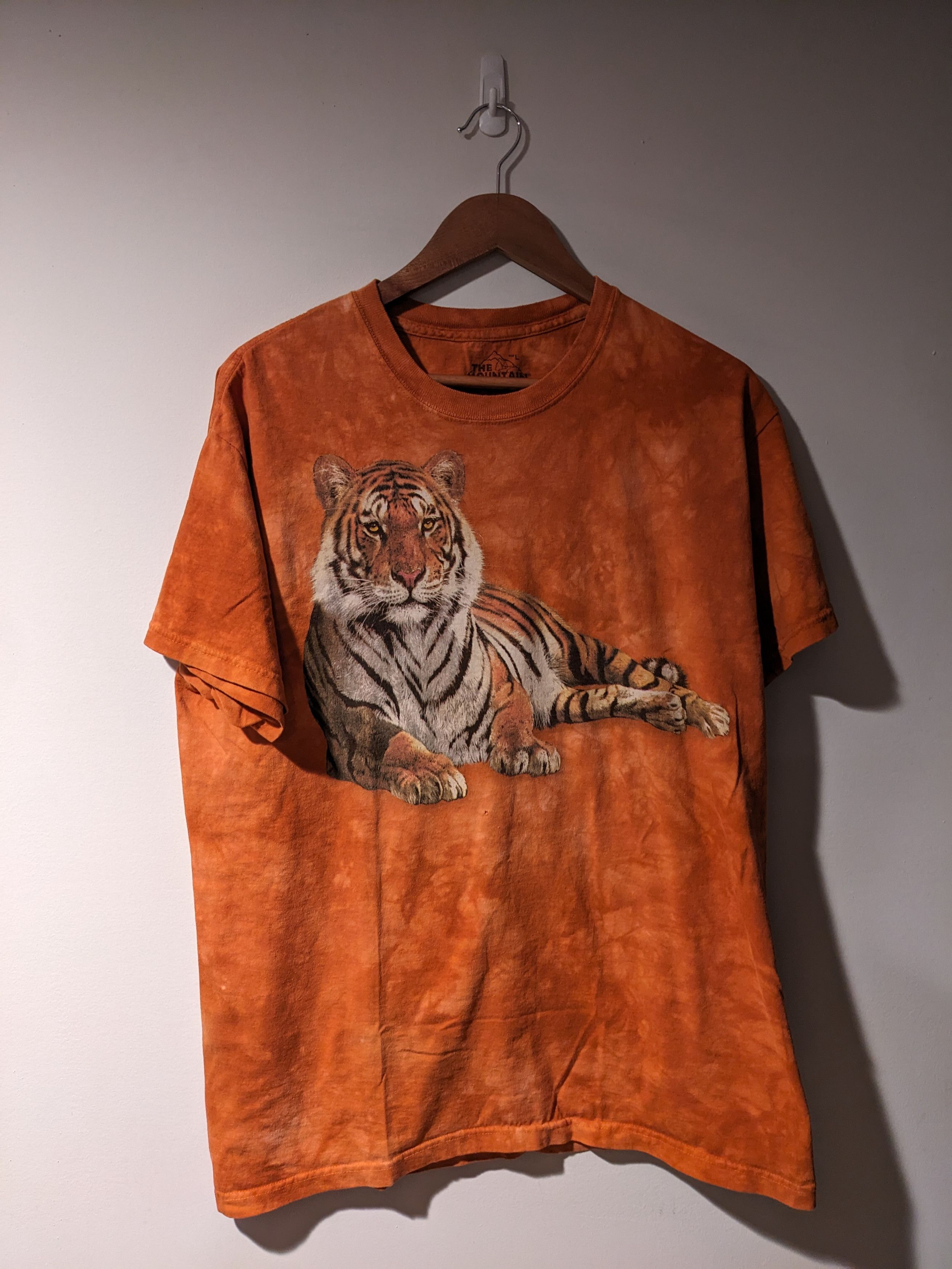 The Mountain × Vintage Vintage 2007 The Mountain Tiger Animal Nature Large T-Shirt Size US L / EU 52-54 / 3 - 1 Thumbnail