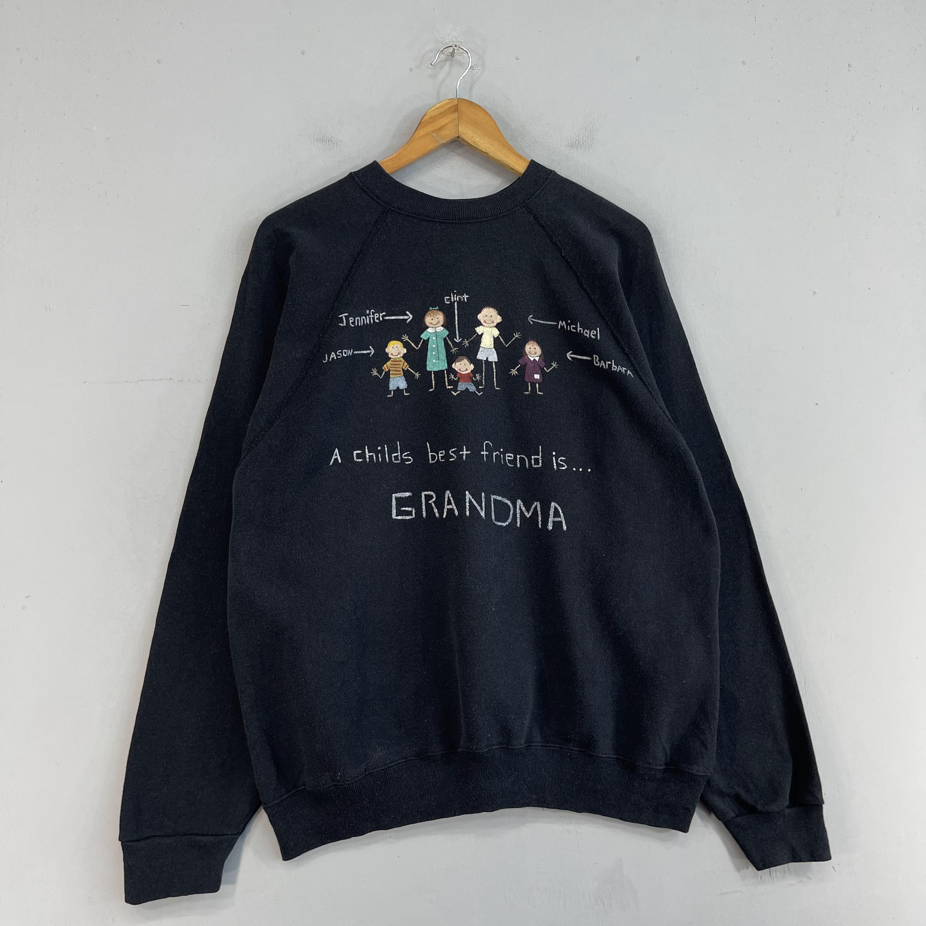 Vintage Vintage Tultex Best Quotes Printed Crewneck Sweatshirt Size US L / EU 52-54 / 3 - 3 Thumbnail