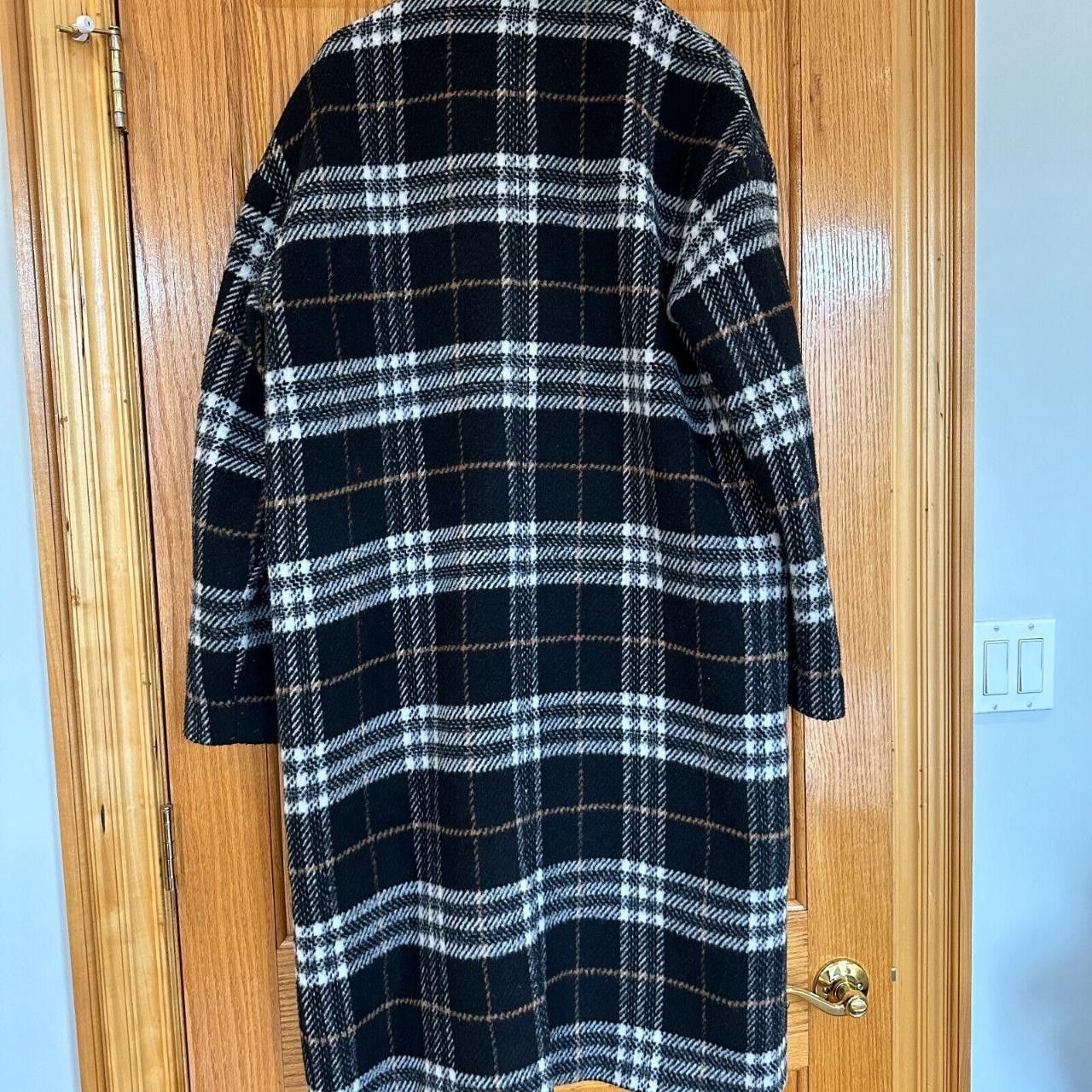Gianni Feraud Gianni Feraud Oversized Black Plaid Checked Overcoat Size US L / EU 52-54 / 3 - 4 Thumbnail