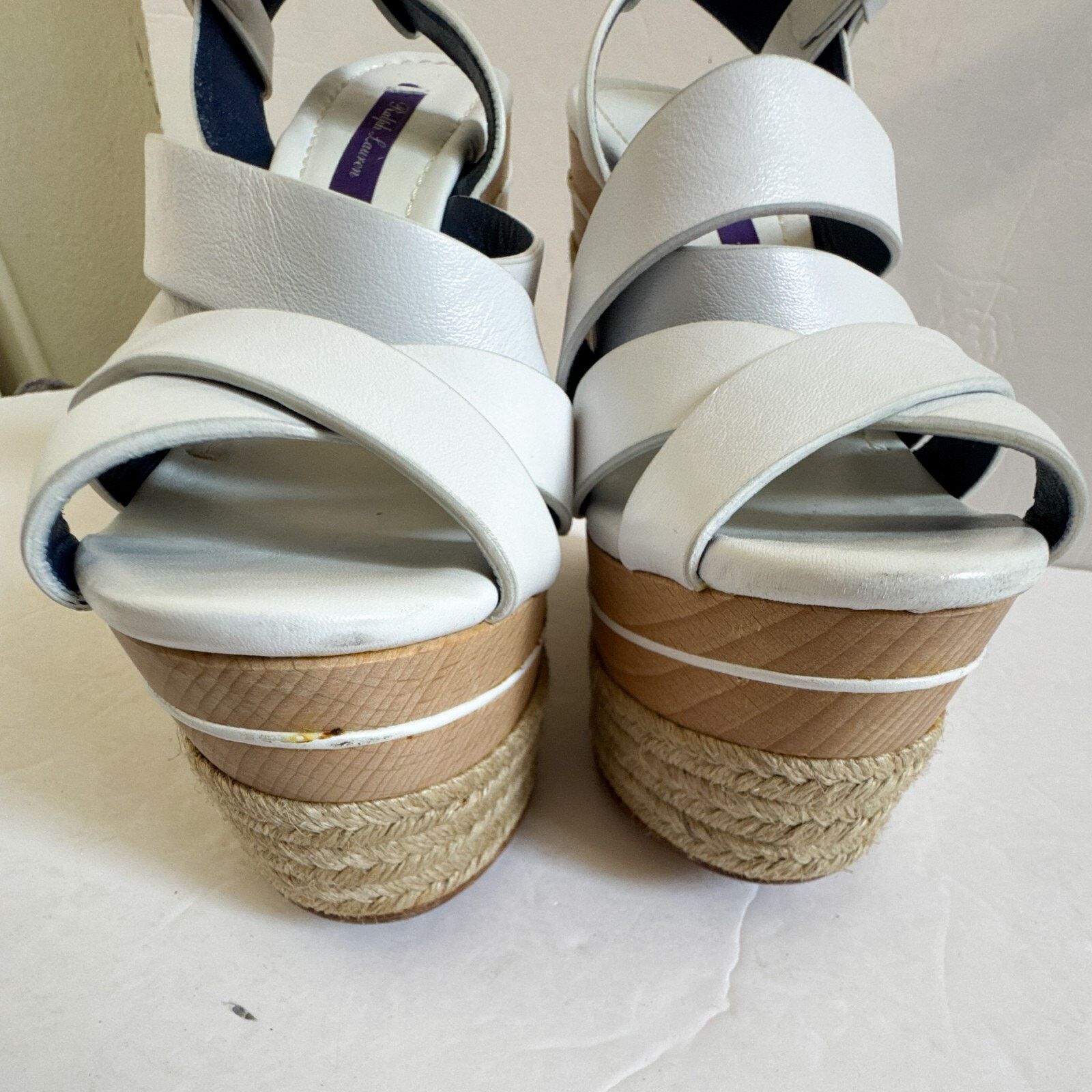 Ralph Lauren Ralph Lauren Purple Label Espadrille Wedge Platform 37.5 Size US 7.5 / IT 37.5 - 5 Thumbnail