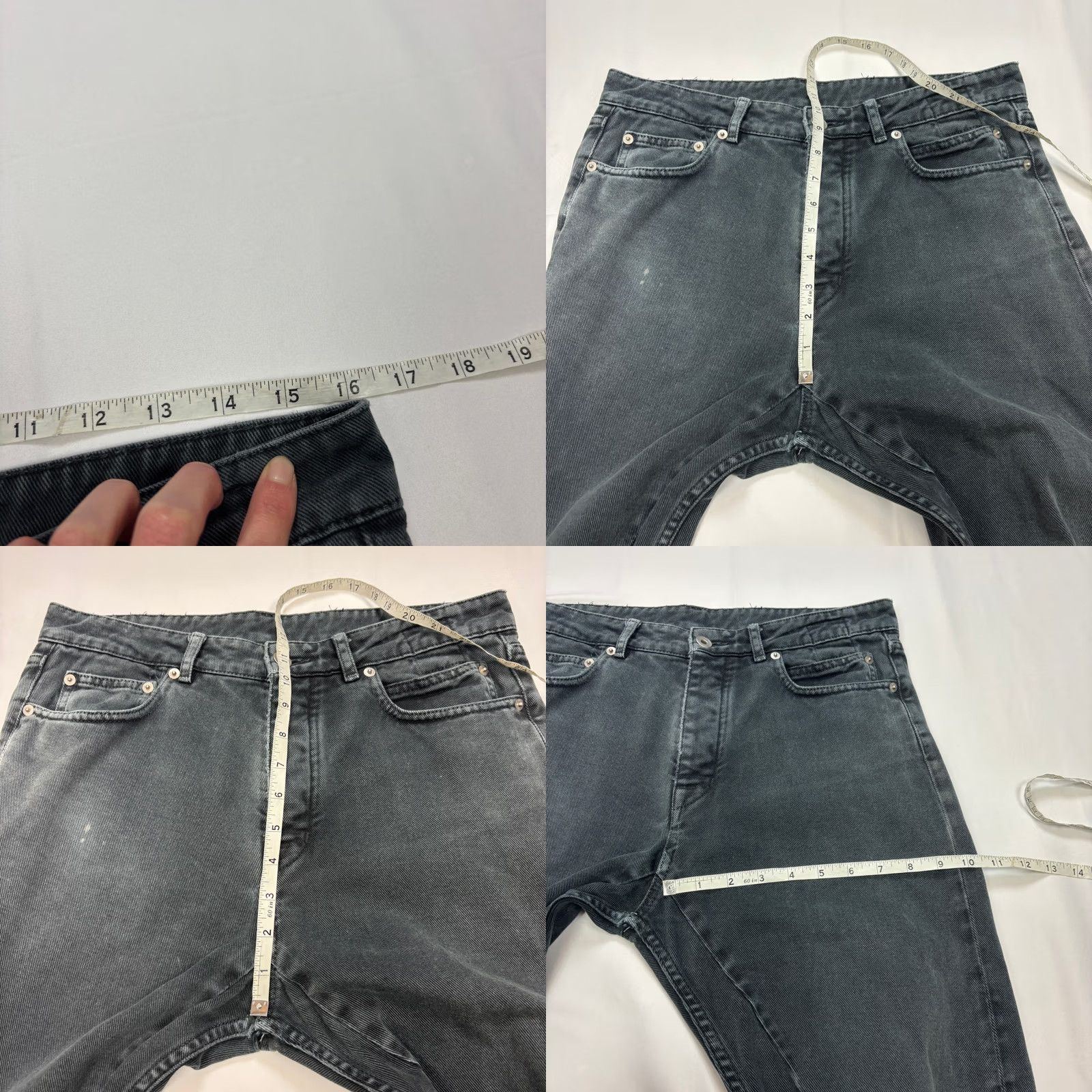 Rick Owens Rick Owens DRKSHDW Sombra Oscura Torrance Cut Jeans Mens 31x31 Straight Black XS? Size US 31 - 8 Thumbnail