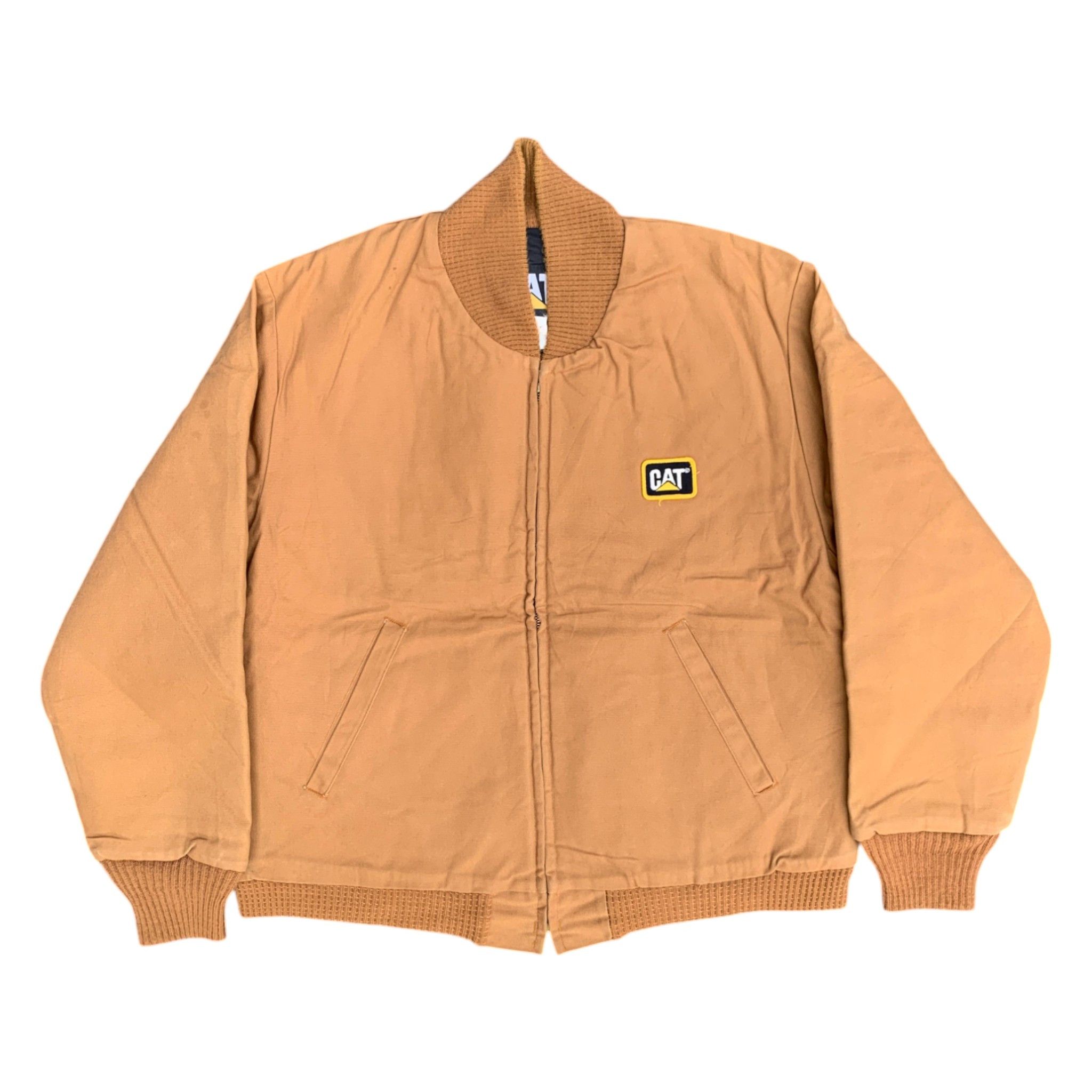 Caterpillar × Vintage VTG Work Jacket Caterpillar Duck Canvas Size US L / EU 52-54 / 3 - 1 Thumbnail
