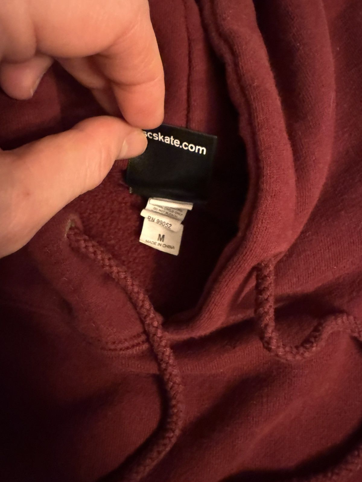Santa Cruz Skateboards Santa cruz burgundy sweatshirt // hoodie Size US M / EU 48-50 / 2 - 3 Thumbnail