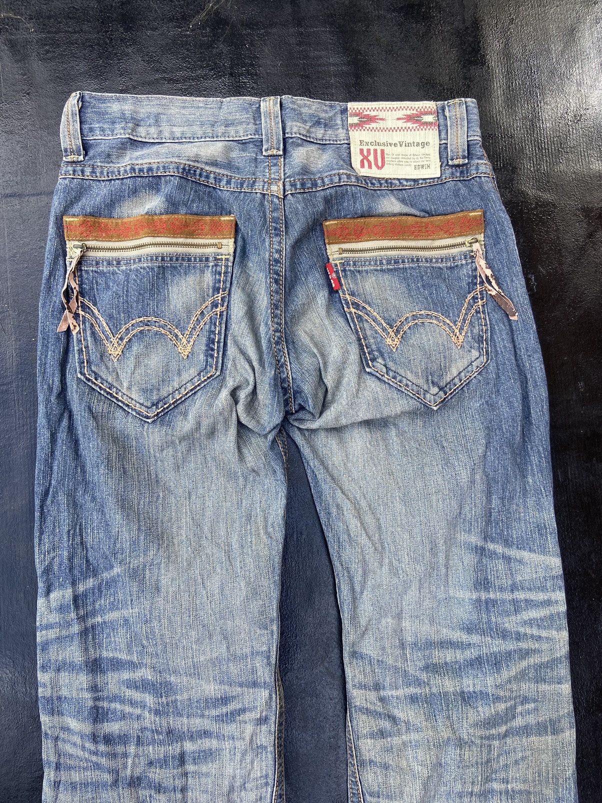 Edwin Vintage Edwin distressed fashion kmrii if six was nine Size US 35 - 6 Thumbnail