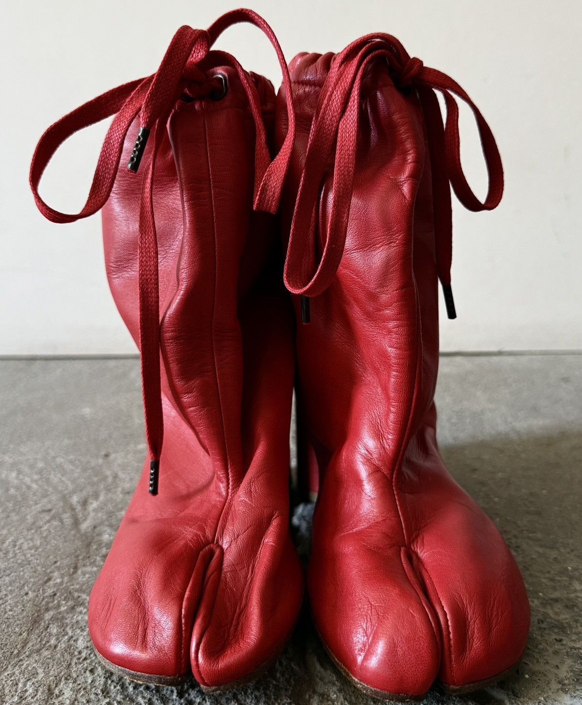 Maison Margiela Maison Margiela - SS2017 - Drawstring Balloon Tabi Boots Size US 6 / IT 36 - 9 Thumbnail