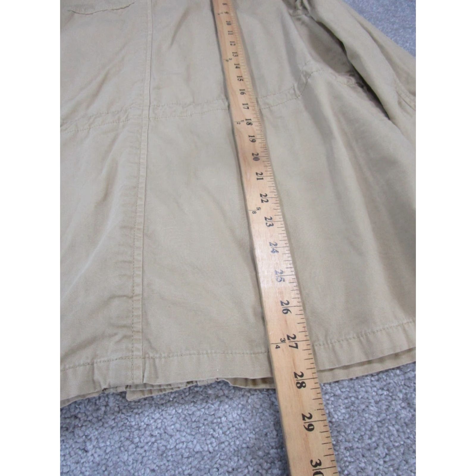 Gap Gap Jacket Womens Small Beige Oversized Cotton Military Size S / US 4 / IT 40 - 5 Thumbnail