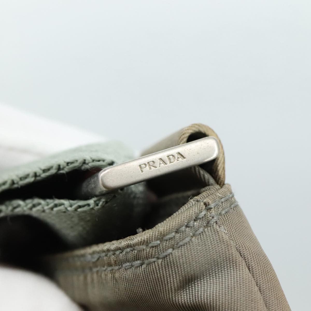 Prada PRADA Shoulder Bag Nylon Gray Silver Size ONE SIZE - 15 Thumbnail