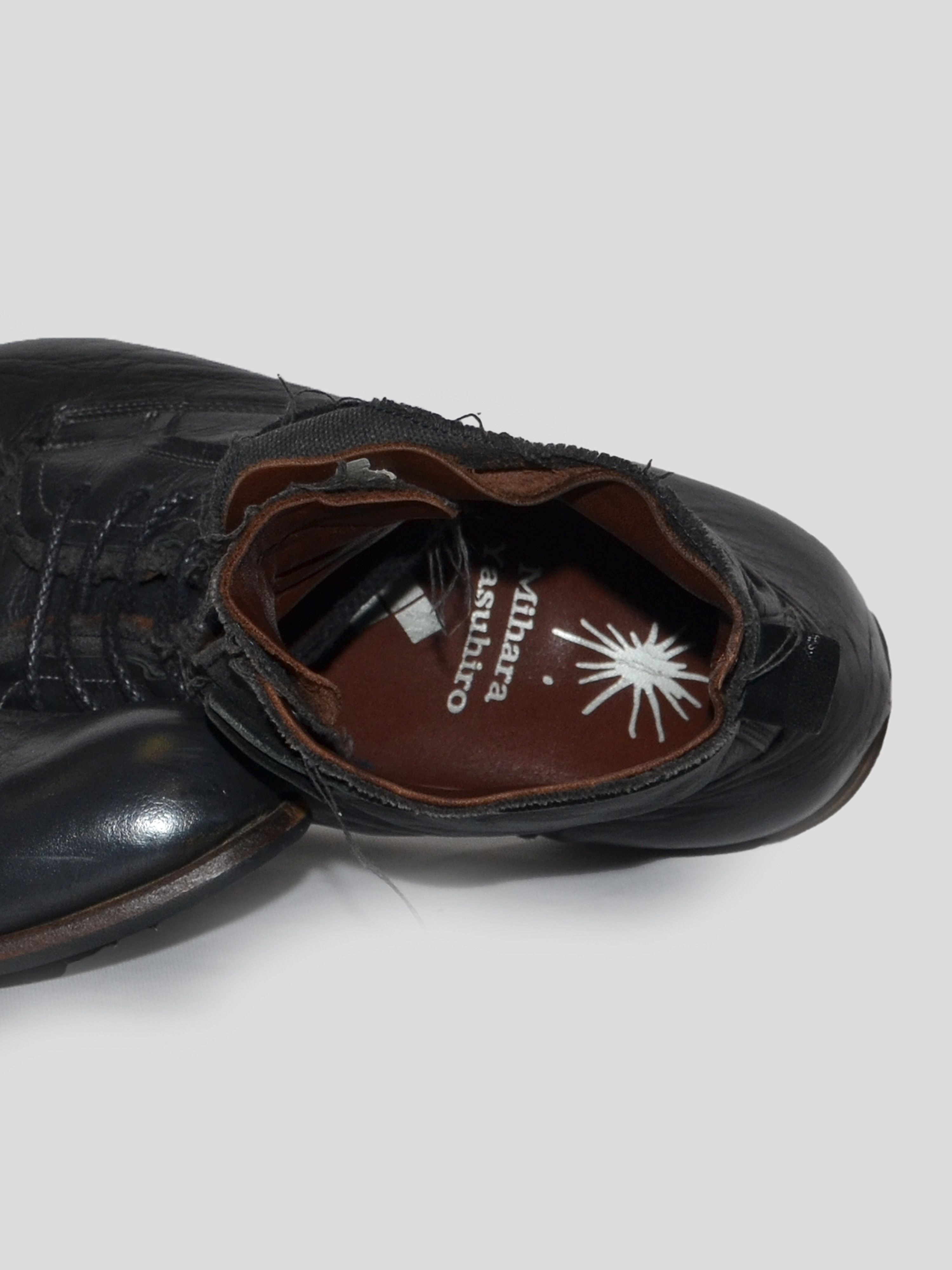 Maison MIHARA YASUHIRO Mihara Yasuhiro 2000s Layered Leather Boots Size US 8.5 / EU 41-42 - 9 Thumbnail