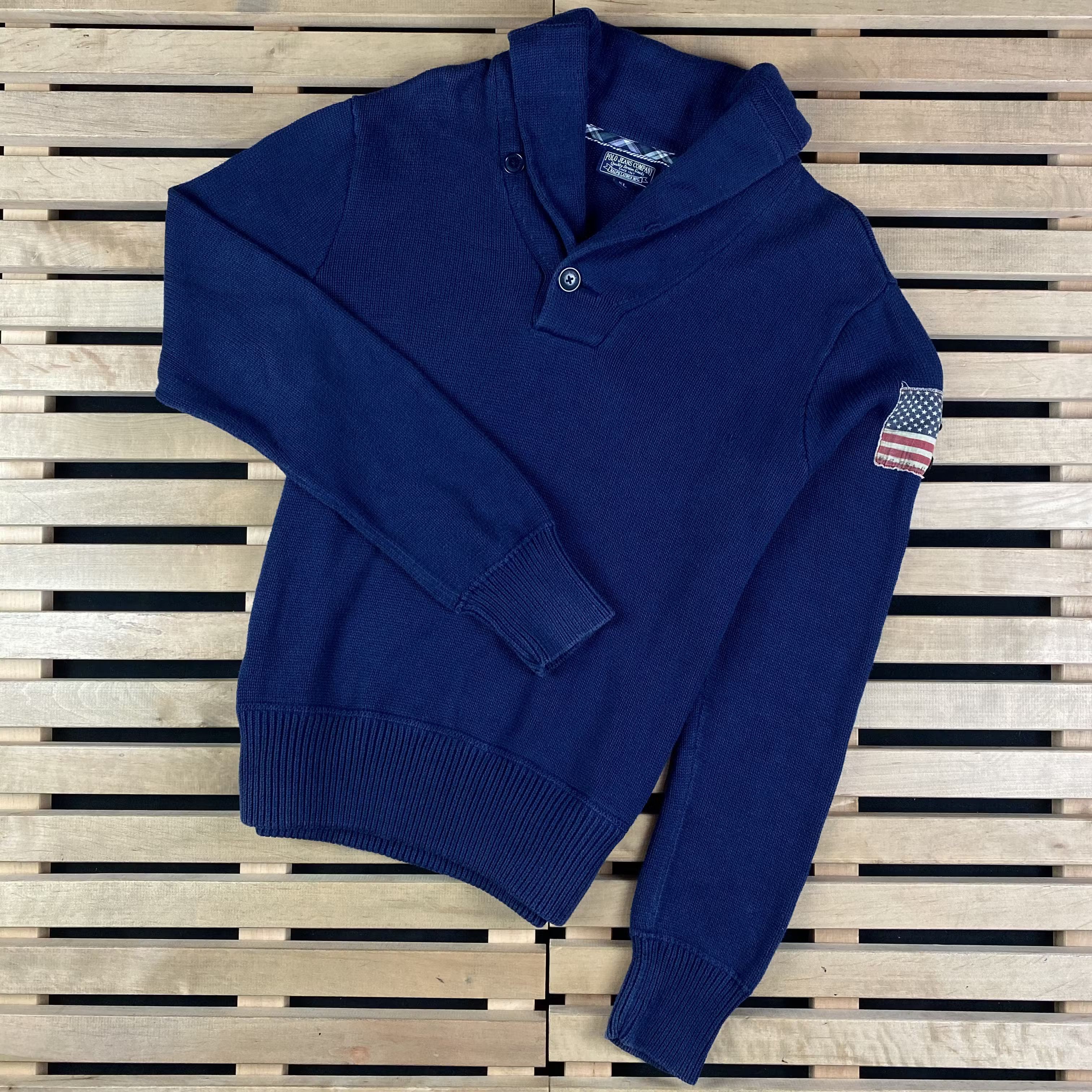 Polo Ralph Lauren × Ralph Lauren × Vintage Mens Jumper Polo Jeans Company Ralph Lauren Vintage Size XL Size US XL / EU 56 / 4 - 1 Thumbnail
