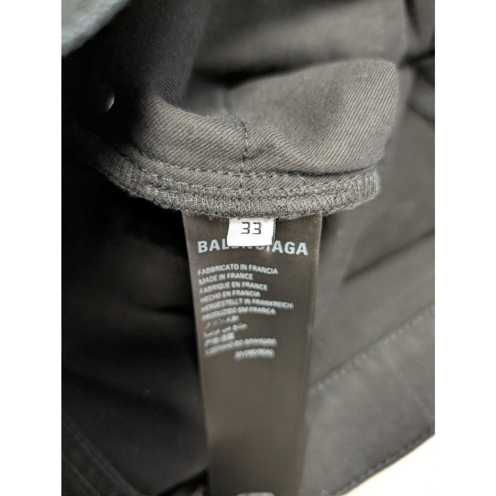 Balenciaga o1rshd1 Straight-Leg Flared Denim Jeans in Peach Pitch Black Size US 33 - 17 Thumbnail