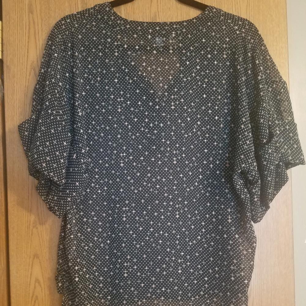 Designer CAbi Sheer Blouse size Small Size S / US 4 / IT 40 - 3 Thumbnail