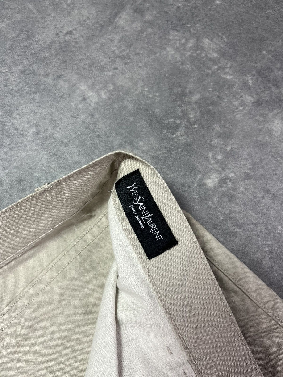 Yves Saint Laurent Yves Saint Laurent Y Pocket Logo Pants 36 YSL Size US 36 / EU 52 - 8 Thumbnail
