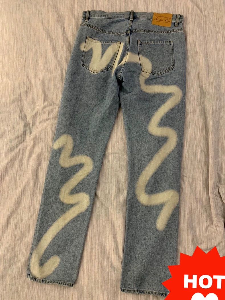 Martine Rose Martine Rose Showstyle printed jeans Size US 34 / EU 50 - 2 Thumbnail