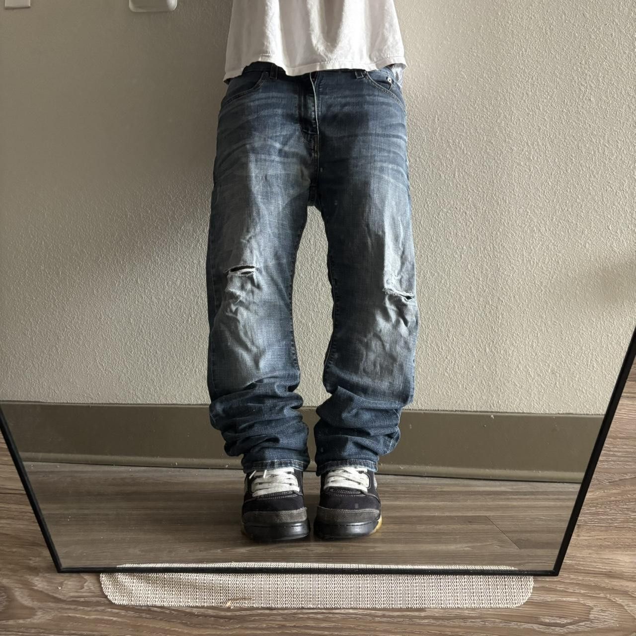 Levi Crazy Vintage Y2K/2000s Grunge Black Levis Skater Denim Jeans 