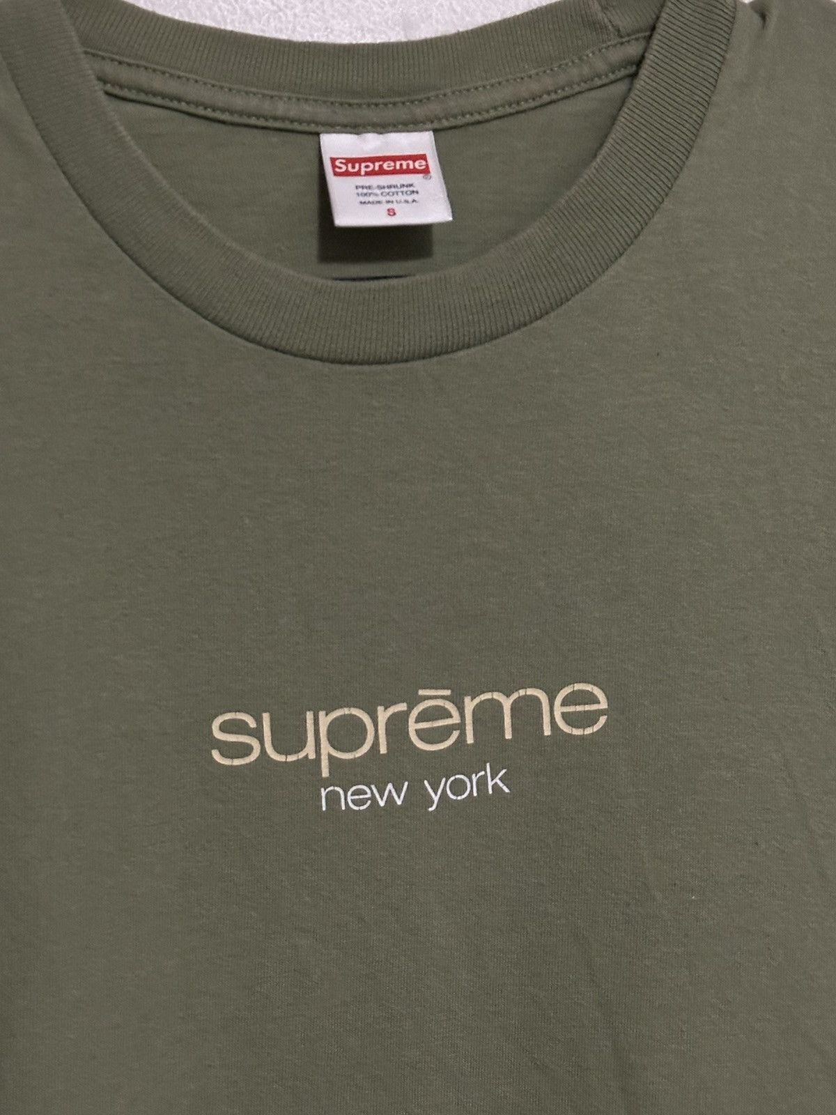 Supreme Supreme Classic Logo Tee Size US S / EU 44-46 / 1 - 2 Thumbnail