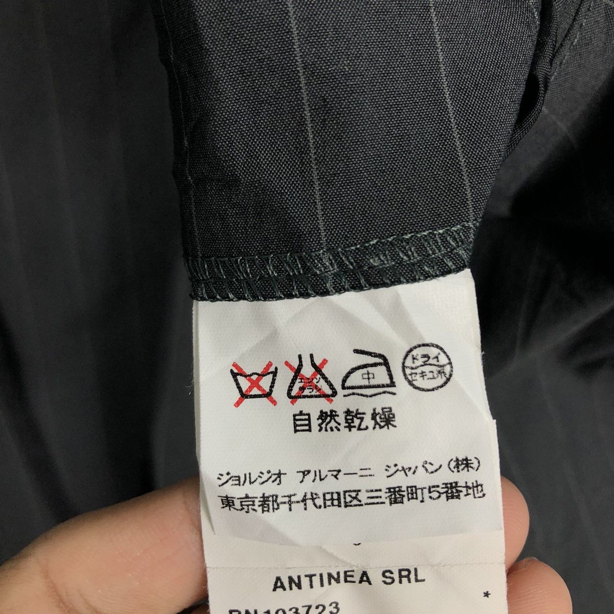 Emporio Armani 📌Vintage Chore Hickory Casual Jacket Emporio Armani Italy Size US M / EU 48-50 / 2 - 20 Thumbnail