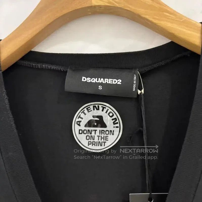 Other DSQUARED2 Summer Black Graphic Cotton T-Shirt . Size S / US 4 / IT 40 - 3 Thumbnail