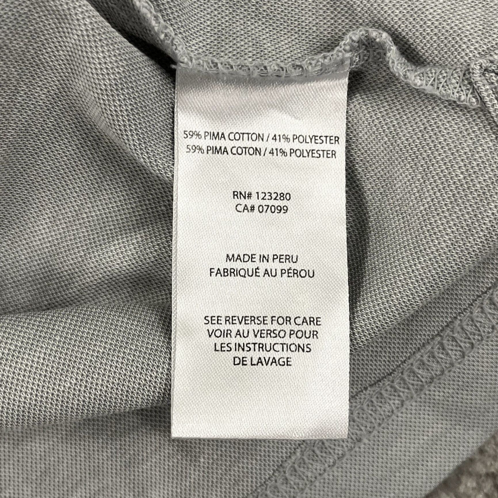 TravisMathew Travis Mathew Polo Shirt Large Gray Golf Performance Casual Sport Stretch Mens Size US L / EU 52-54 / 3 - 5 Thumbnail